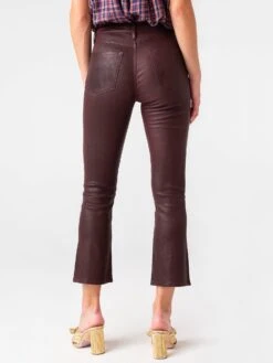 Frame Women's Leather Le Crop Mini Boot Leather Pant -Every Wear Shop LWLT0430xESPRESSOxAlt3 44210588