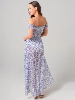 Caroline Constas Women's Cover-Up Dress -Every Wear Shop MD08FPPS20xBLUEBERRYxAlt2 10877801