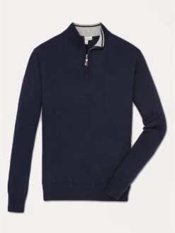 Peter Millar Men's Crown Soft Quarter-Zip Sweater -Every Wear Shop ME0S52 NAVY 82311b68 25ba 4924 8f90 24810b5a180b