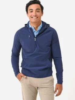 Peter Millar Crown Crafted Men's Flex Adapt Half-Zip Hoodie