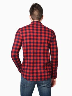 Faherty Brand Men’s Legend Sweater Shirt -Every Wear Shop MKH1901 REDNAVYCHECKalt2