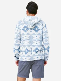 Faherty Brand Men's Doug Good Feather Cabana Pacific Hoodie -Every Wear Shop MKU2236xSUMMERSIXRIVERSxAlt4 72202972