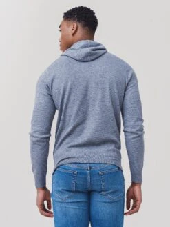 Peter Millar Crown Crafted Men's Willacy Popover Hoodie -Every Wear Shop MS22ES505xBRITISHGREYxAlt2 63056120