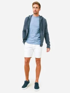 James Perse Men's Vintage Zip-Up Hoodie -Every Wear Shop MXA2130xNORTHPIGMENTxAlt2 69628252