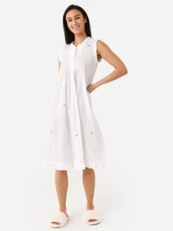 Lenora Women's Josie Ruffle Nightgown -Every Wear Shop NG 03HRTxPINKxAlt2 92266679