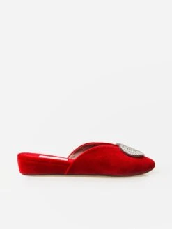 Olivia Morris Women's Lupin Slipper -Every Wear Shop OMAH09xCRIMSONREDxAlt2 80417403