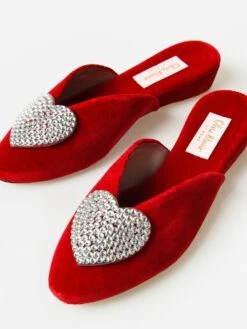 Olivia Morris Women's Lupin Slipper -Every Wear Shop OMAH09xCRIMSONREDxAlt3 88547216