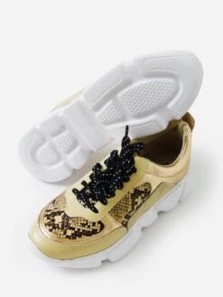 Yosi Samra Women's Palmer Sneaker -Every Wear Shop PALMERxNATURALSNAKExAlt1 73503329