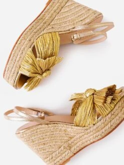 Loeffler Randall Women's Peri Pleated Wedge Espadrille