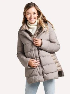 Herno Women's Woven Half Coat