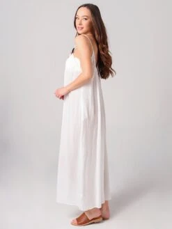 9 Seed Women's Portofino Cover-Up Dress -Every Wear Shop PORTOFINOxECUDORIANTRIMWHITExAlt1