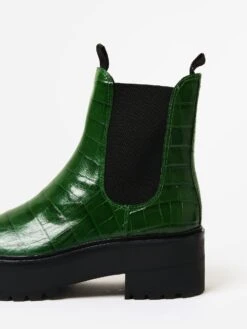 Loeffler Randall Women's Reggie Chelsea Boot -Every Wear Shop REGGIE CRLxBOTTLEGREENxAlt3 79220607