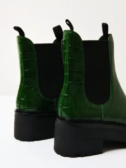 Loeffler Randall Women's Reggie Chelsea Boot -Every Wear Shop REGGIE CRLxBOTTLEGREENxAlt4 79220615