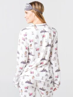 P.J. Salvage Printed Pajama Set With Mask -Every Wear Shop RSPYPJPJxIVORYxAlt3