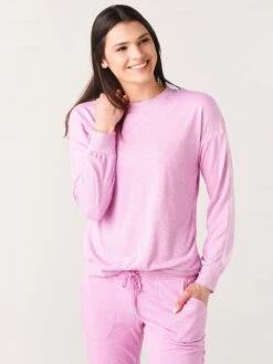 P.J. Salvage Women's Colorful Classics Long Sleeve Top