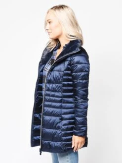 Save The Duck Women's Iris Winter Coat -Every Wear Shop S4366W BLUEBLACKalt2