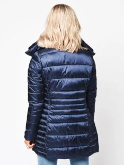 Save The Duck Women's Iris Winter Coat -Every Wear Shop S4366W BLUEBLACKalt3