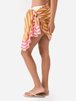 Sunshine Tienda Women's Sherbet Stripe Sarong -Every Wear Shop SAR 26xSHERBERTxAlt2 96396814