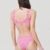 Solid & Striped Women's The Elle Striped Rib Bikini Top