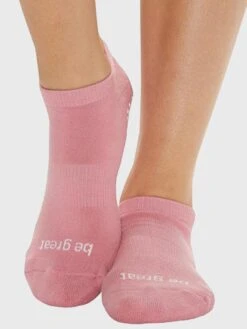 Sticky Be Socks Women's Grip Sock -Every Wear Shop STICKY BE SOCKSxBEGREATBLUSHWHITExPrimary 35939069