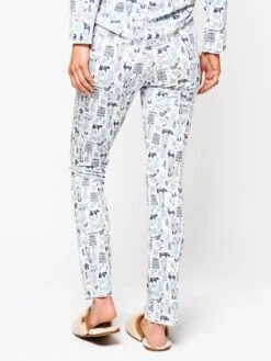 Roller Rabbit Nordic Folk Pajamas -Every Wear Shop W LNPJ 002NORDIC BLUEalt4