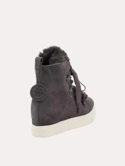 J/Slides Whitney Waterproof Suede Bootie -Every Wear Shop WHITNEY GREYalt1
