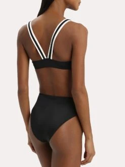 Solid & Striped The Evelyn Bikini Bottom -Every Wear Shop WS 2067 1545 BLACKCOLORBLOCKEDalt1
