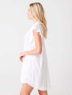 Poupette St Barth Women's Mini Sasha Dress -Every Wear Shop WSAR21NAWHIxWHITExAlt2 41467736