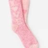 Z Supply Women's Plush Heart 2-Pack Socks