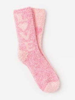 Z Supply Women's Plush Heart 2-Pack Socks
