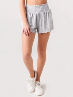 Z Supply Women's Dawn Smocked Short 9 Z Supply Women's Dawn Smocked Short -Every Wear Shop ZLS211193xHEATHERGREYxPrimary 28163846