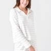 Z Supply Women's Game On Stripe Long Sleeve Top