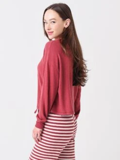 Z Supply Women's Celine Elf Long Sleeve Top 6 Z Supply Women's Celine Elf Long Sleeve Top -Every Wear Shop ZLT214433xROSYREDxAlt2 52606752