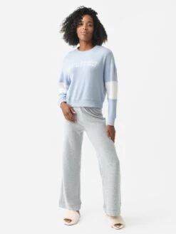 Z Supply Women's Elle Aprés Ski Long Sleeve Top -Every Wear Shop ZLT224657xCLOUDYBLUExAlt2 82310288