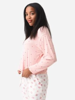 Z Supply Women's Happy Heart Top -Every Wear Shop ZLT231943xPINKCANDYxAlt3 85335329