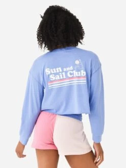 Z Supply Women's Vintage Sail Tee -Every Wear Shop ZLT231988xOCEANBLUExAlt3 95299199