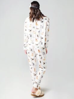 Z Supply Women's Dream State Pup PJ Set -Every Wear Shop ZZ204767xVANILLAICExAlt2 20900452