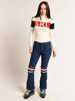 Perfect Moment Aurora Flare Pants -Every Wear Shop aurora flare pants denim rainbowalt1