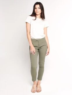ATM Enzyme Wash Slim Pant -Every Wear Shop aw9142 rc dustyolivealt1