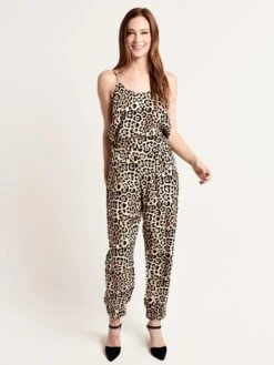 ATM Leopard Print Silk Pull On Pant -Every Wear Shop aw9148 bd9 leopardprintalt1