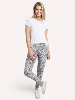 Chaser Women's Cozy Knit Jogger -Every Wear Shop cw7661 animalprintalt3