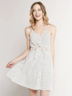 Re:Named Kara Polka Dress