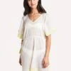 Echo Eyelet Side Tie Caftan