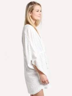 Echo Eyelet Caftan -Every Wear Shop eb0079 whitealt3