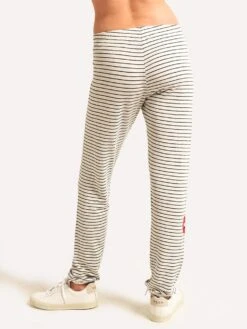 Monrow Pinstripe Love Sweats -Every Wear Shop hb0128 57 ashpinstripealt2