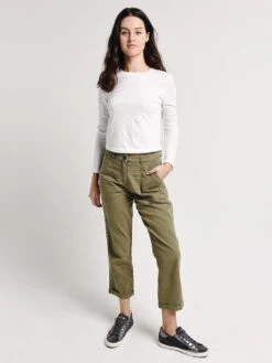 Monrow Studded Military Pants 9 Monrow Studded Military Pants -Every Wear Shop hb0386 olivealt3