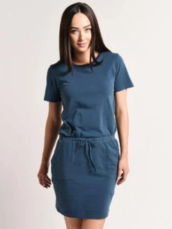 Monrow Women's Mini Slit Dress With Patch Pockets 8 Monrow Women's Mini Slit Dress With Patch Pockets -Every Wear Shop hd0280 vintageblue 5d0f4b72 e386 4912 ab44 6c09603b29b4