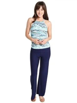 Helen Jon Resort Lounge Pant -Every Wear Shop hj11 0903nys navyalt1