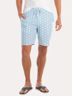 Johnnie-O Men's Sanibel Half Elastic Surf Short -Every Wear Shop jmss1550 gulfblue 694c32f0 ed21 4011 b331 35d624f6f92a