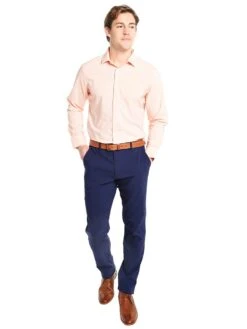 Mizzen+Main Charles Leeward Collection Shirt -Every Wear Shop l 5006 peachpinkalt1